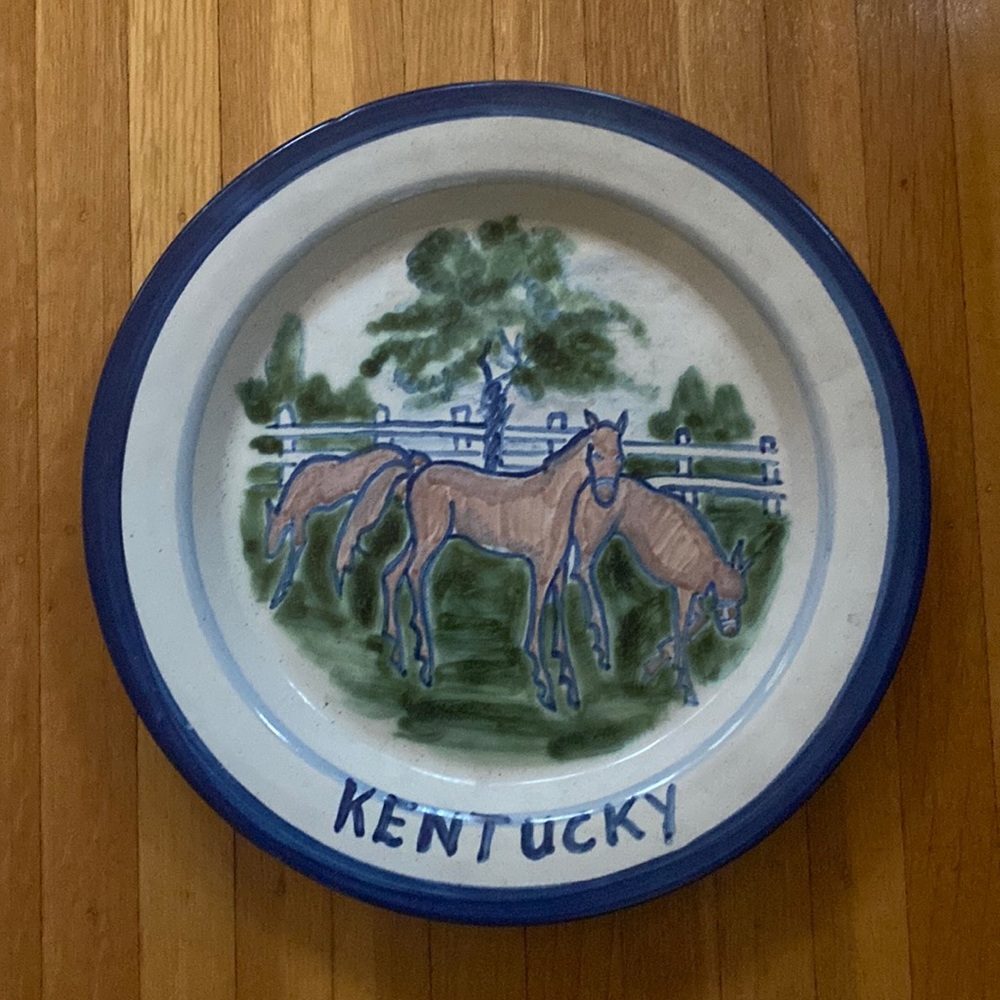 Vintage John B Taylor Ceramics Kentucky Horse Serving Plate